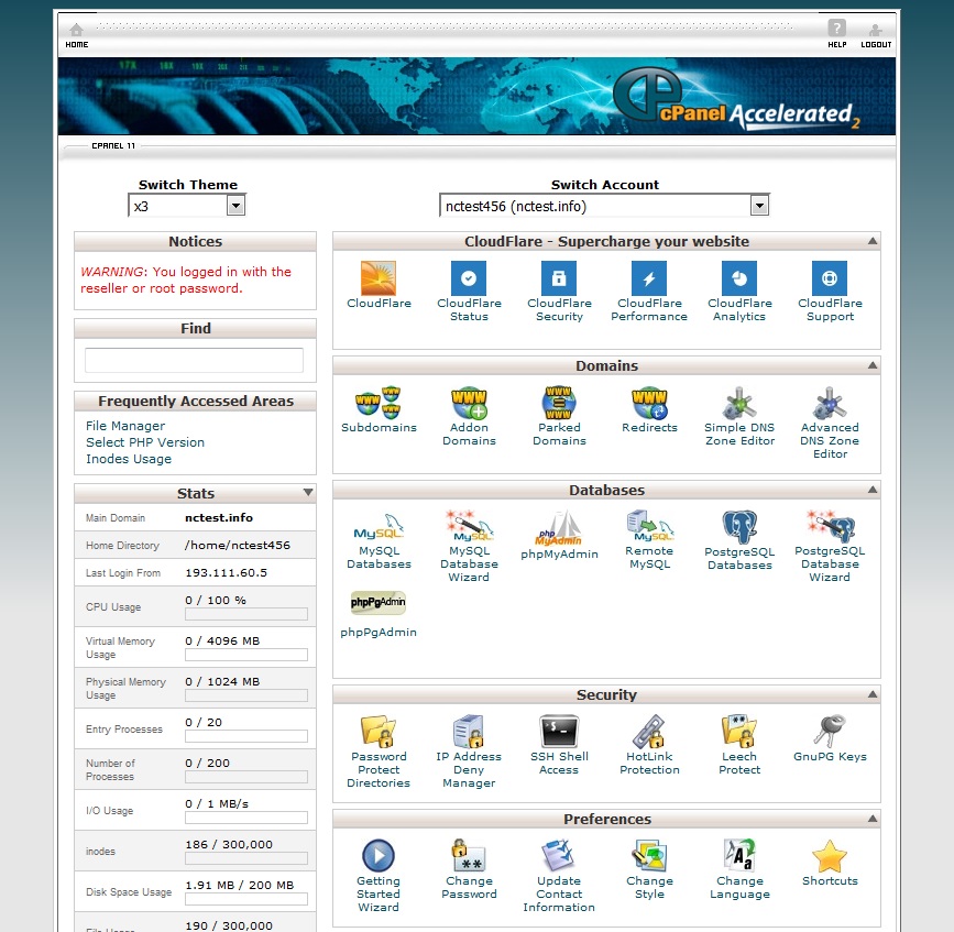 Difference between cPanel and WHM